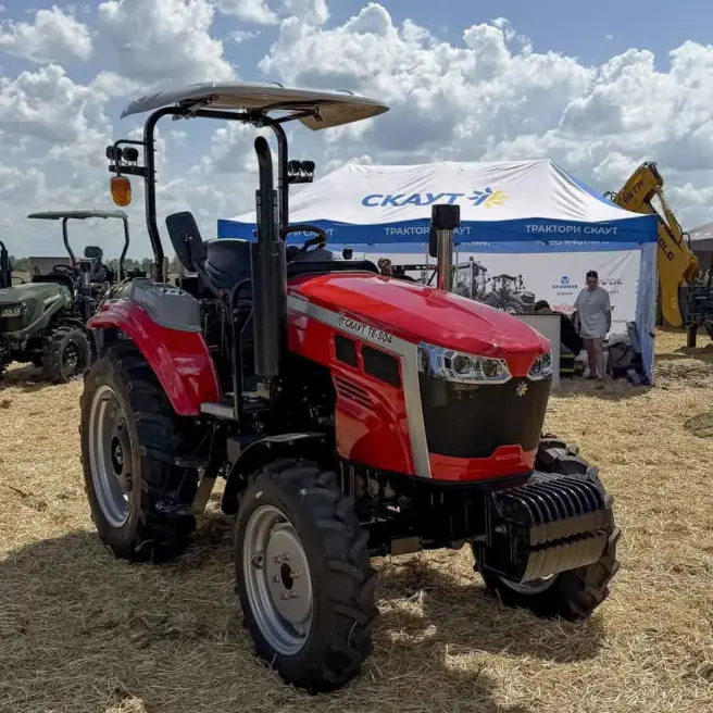 Мінітрактор СКАУТ ТЕ-504 RED з дашком